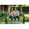 Sodo suolas su atlošu 125 x 77 x 49 cm „Elion“ sofa