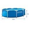 INTEX 28202ND išorinė rėminė baseino sistema 305 x 76 cm 10in1