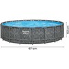 Karkasinis sodo baseinas 671 x 132 cm 11 viename „Bestway 561JZ“