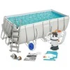 Bestway Karkasinis baseinas 412x201x122cm 10in1 56457