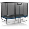 Batutas prostokątna 12x8ft/366x244cm su išoriniu tinklu ir kopėčiomis Neo-Sport