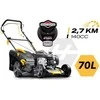 Benzininė vejapjovė su diskų įtaisu 46 cm mulczowanie 70 l 140cc + olej Humberg HM-604