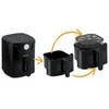 Belaidė juoda gruzdintuvė Berdsen BD-654 Air Fryer