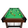 9 Neo-Sport Biliardo stalas 122 x 61 x 76 cm NS-807 tamsiai rudas