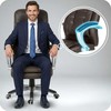 Sofotel tamsiai rudas pasukamas biuro kėdė