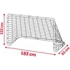 Futbolo vartai Neo-Sport 183 x 122 x 61 cm NS-492 juodi