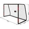 Futbolo vartai 300 x 200 x 120 cm NS-473 juodi ir raudoni