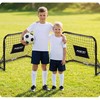 Futbolo vartai - 2 vnt. rinkinys - 60 x 45 x 25 cm NS-486
