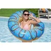 Pripučiamas paplūdimio ratas maudynėms, mėlynas, spurga, 107 cm, BESTWAY