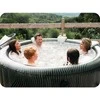 Pripučiamas kubilas, 6 asmenų SPA, nešiojamas sūkurys, lauko poilsis, šildomas burbulinis SPA