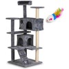 Pethaus Katės draskyklė pilka 130 cm DR-212 pilka