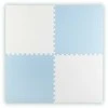 Ricokids didelis putplasčio dėlionės kilimėlis 60x60 cm 4 vnt. mėlynos ir baltos spalvos