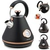 Berdsen Elektrinis virdulys su termometru 1,7 l BD-701 - juodas