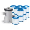 Baseino filtro pompa 1250L/h INTEX 28602 / 29007 + 13 filtrų!