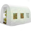 Sodo tunelio folija 2x3,5m (7m2) balta Plonos