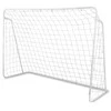Futbolo vartai 245 x 155 x 80 cm + taikinio kilimėlis