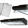 Gartraukis Virtuvinis gaubtas po spintele - 50 cm Berdsen BE-10-A absorberis juodas