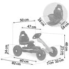Vaikiškas pedalais minamas kartingas, Ricokids