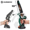 Akumuliatorinis grandininis pjūklas 2x2,0 Ah PRO 10" 8" Humberg HM-437