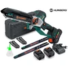Akumuliatorinis grandininis pjūklas 2x2,0 Ah PRO 10" 8" Humberg HM-437