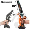 Akumuliatorinis grandininis pjūklas 2x2,0 Ah PRO 10" 8" Humberg HM-437