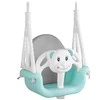 Ricokids Vaikiškos sūpynės Bear 3in1, turkio spalvos