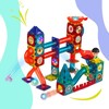 Magnetinės edukacinės konstruktoriaus kaladėlės, šviečiančios, 150 vnt., RK-782 Ricokids
