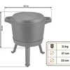 Ketaus katilas su išimamu 8 l puodu + keptuvės grotelės BD-480 348000