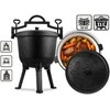 Ketaus emaliuotas puodas laužo kepsninei BD-481 348110 11 l