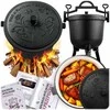 Ketaus emaliuotas puodas laužo kepsninei BD-481 348110 11 l