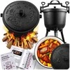 Ketaus emaliuotas puodas 8l laužo kepsninei BD-481 348100