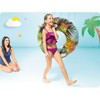 Žalias palmių formos plaukimo ratas 97 cm XL INTEX 58263