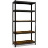 Metalinė daiktų laikymo lentyna 180 x 90 x 40 cm Humberg HR-852 juoda
