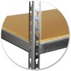 Metalinė lentyna daiktams 183 x 90 x 40 cm Humberg HR-853 sidabrinė