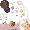 Ricokids Rožinė karuselė lovytei su RK-813 projektuokliu