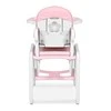 Ricokids Rožinė 5-in-1 kūdikio maitinimo kėdutė, daugiafunkcinė maitinimo kėdutė su reguliuojamu padėklu, supamoji kėdutė, paaukštinimas, vaikiška kėdutė 6-36 mėnesiams