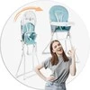 R Kids Vaikiška valgomojo kėdutė Ricokids, mėlyna/balta