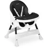 Ricokids Mani maitinimo kėdutė reguliuojama 3in 1, juoda