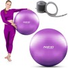 Neo-Sport Mankštos kamuolys 65 cm NS-951 violetinis