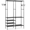 Massido 686600 pastatoma paltų kabykla, juoda
