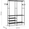 Massido 686600 pastatoma paltų kabykla, juoda