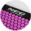 Akupresūros masažinis kilimėlis su pagalve Neo-sport, violetinė/juoda