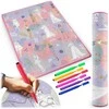 Ricokids RK-344 putplasčio kilimėlis spalvinimui, susuktas, 120 x 90 x 0,3 cm