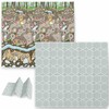 Sulankstomas edukacinis putplasčio kilimėlis 200 x 180 x 1 cm Nukido NK-340 ant žemės