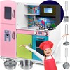 Ricokids Medinė virtuvė vaikams – didelė su priedais