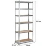 Metalinė laikymo lentyna 222 x 90 x 40 cm Humberg HR-814