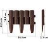 Plono sodo apvadas 220 cm PL-961 rudas