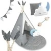 Palapinė tipi vaikams NK-406 Nukido - pilka