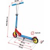 Kodi Scooter mėlynas ir raudonas Ricokids