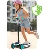 Triratis balansinis paspirtukas vaikams LED Ricokids Leddi - juodas ir turkio spalvos